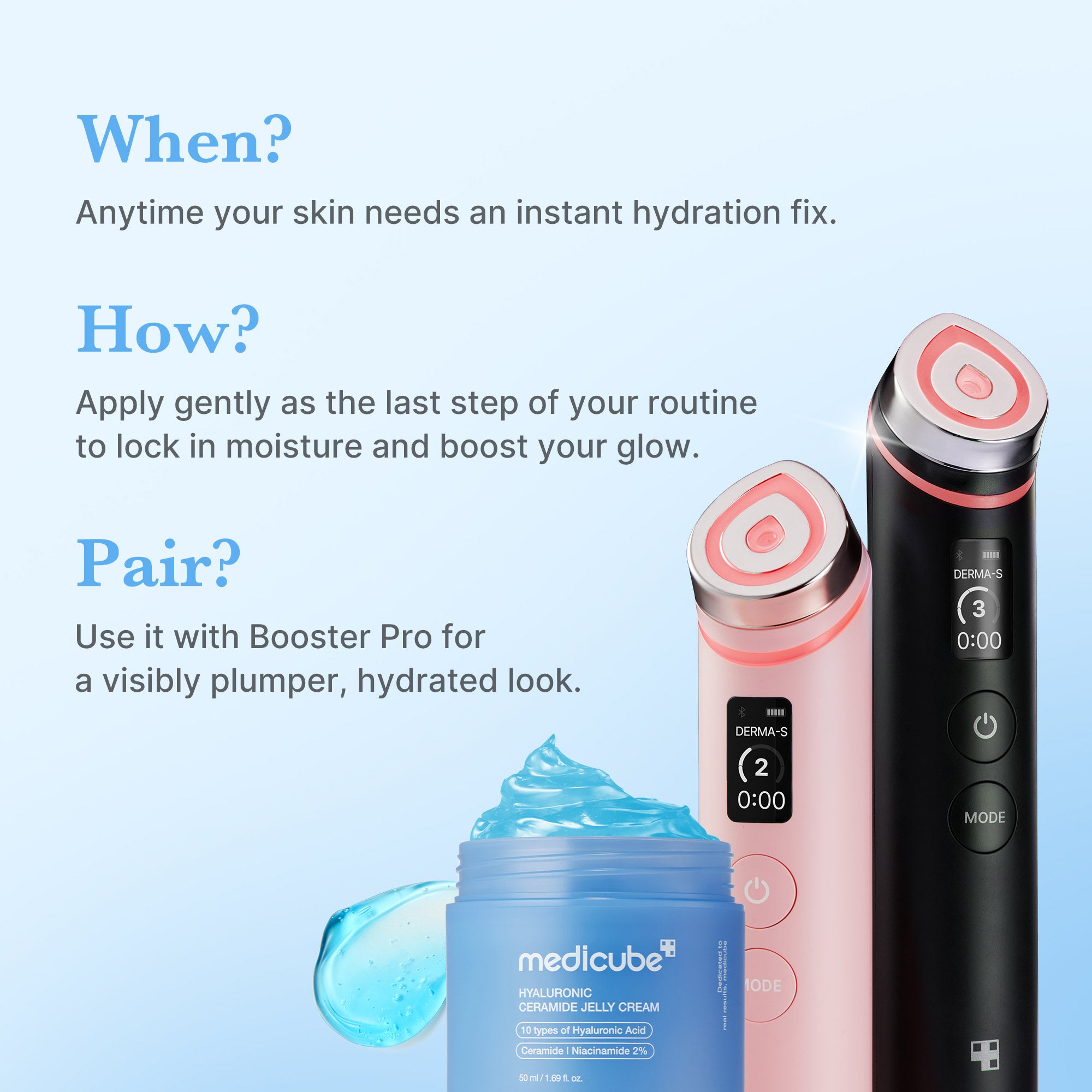 hyaluronic ceramide moisturizing jelly cream