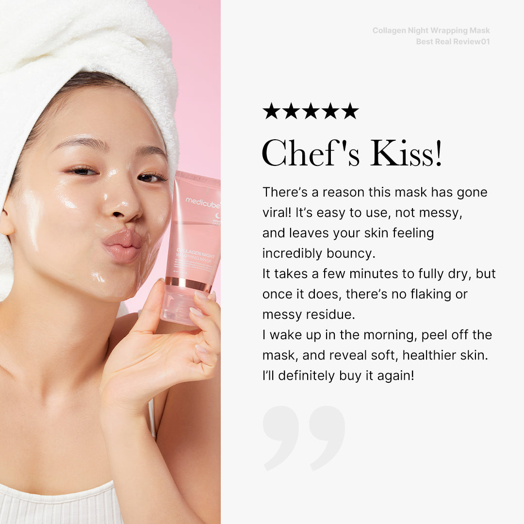 medicube collagen wrapping mask