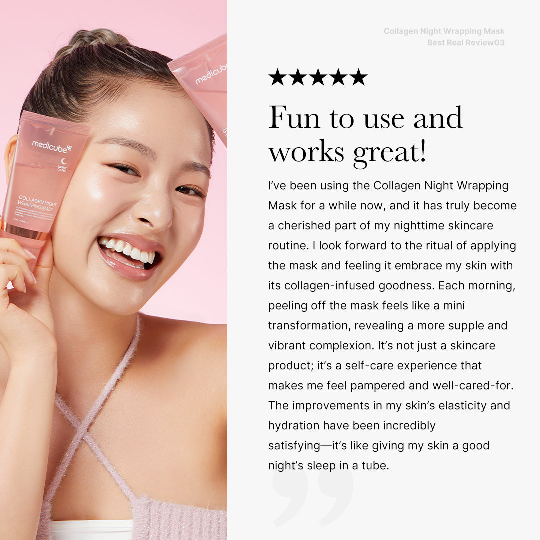 medicube collagen wrapping mask
