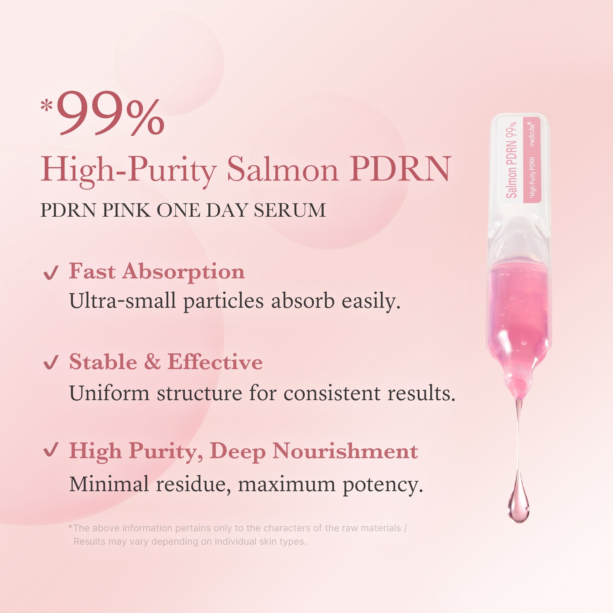 pdrn pink one day serum