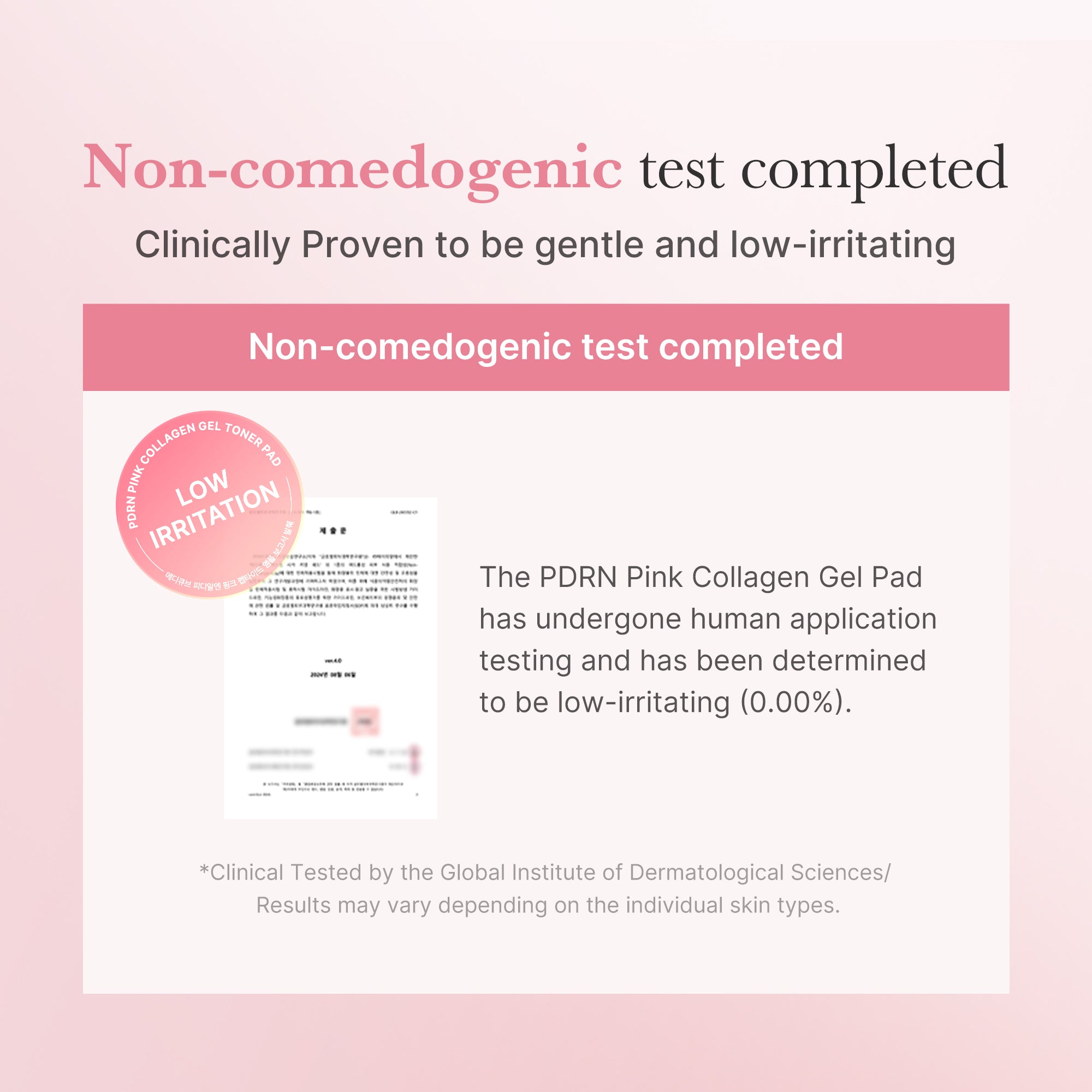 pdrn pink collagen gel toner pad