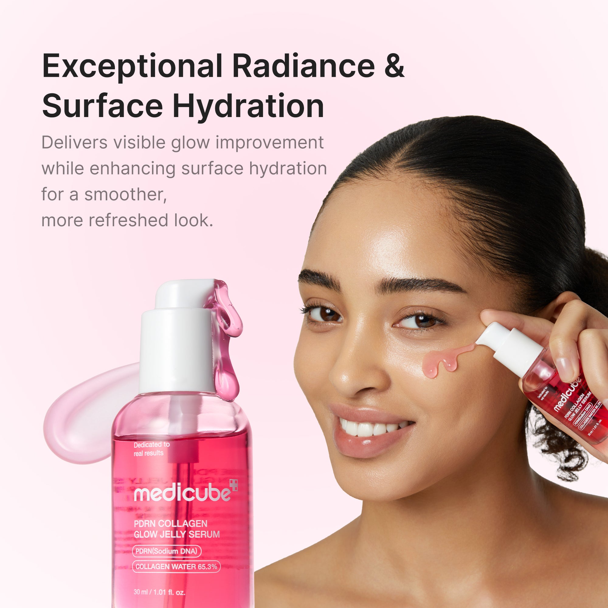 pdrn pink collagen glow jelly serum