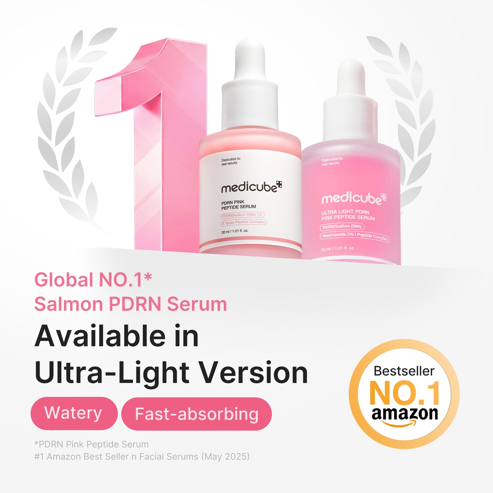 ultra light pdrn pink peptide serum