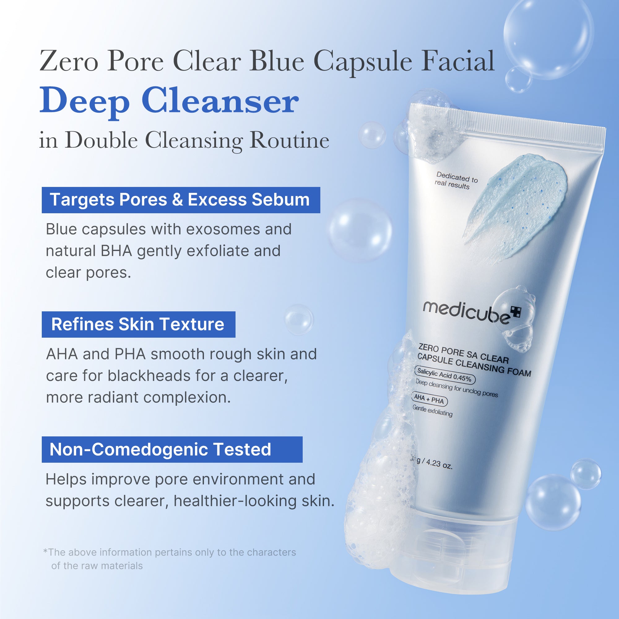 zero pore capsule cleansing foam