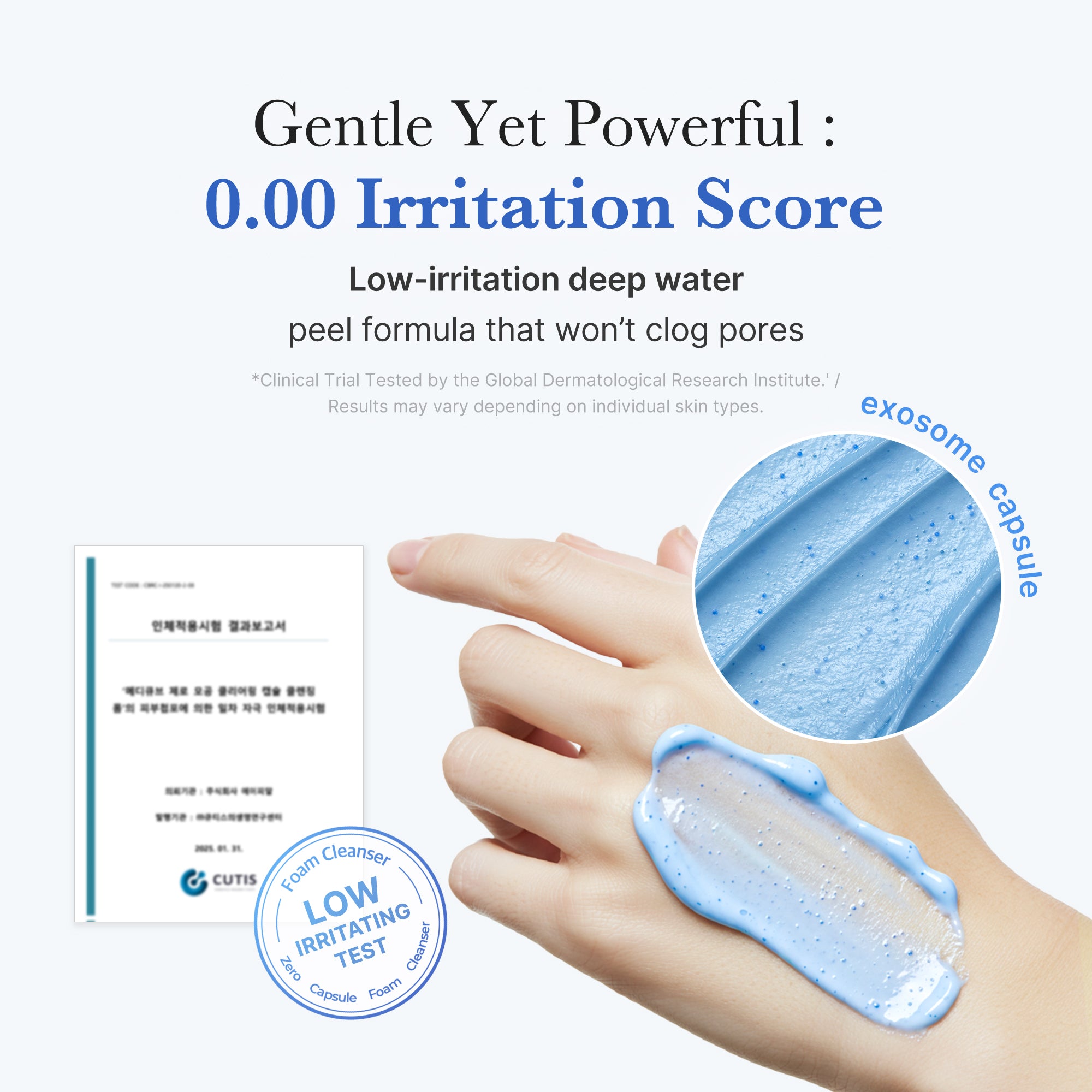 zero pore capsule cleansing foam