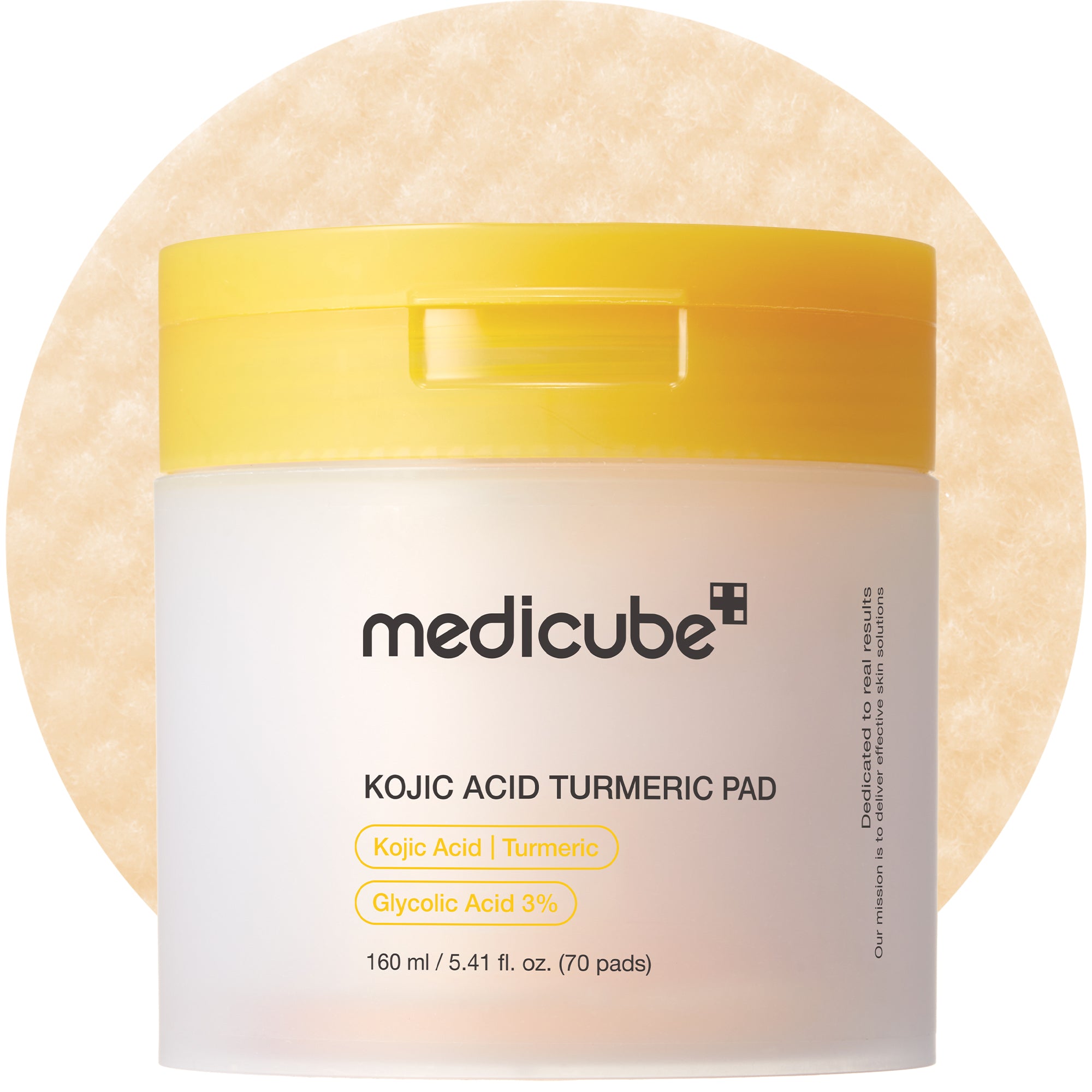 kojic acid tumeric toner pad