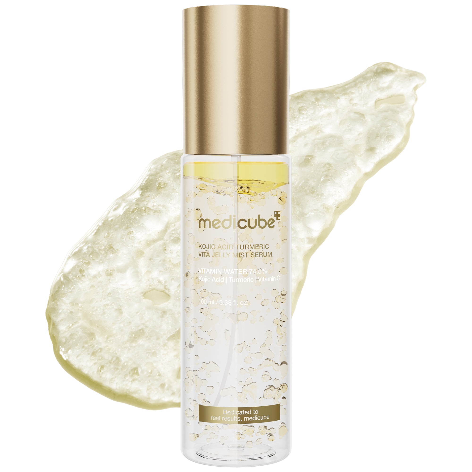 kojic acid turmeric vitamin gold jelly mist serum