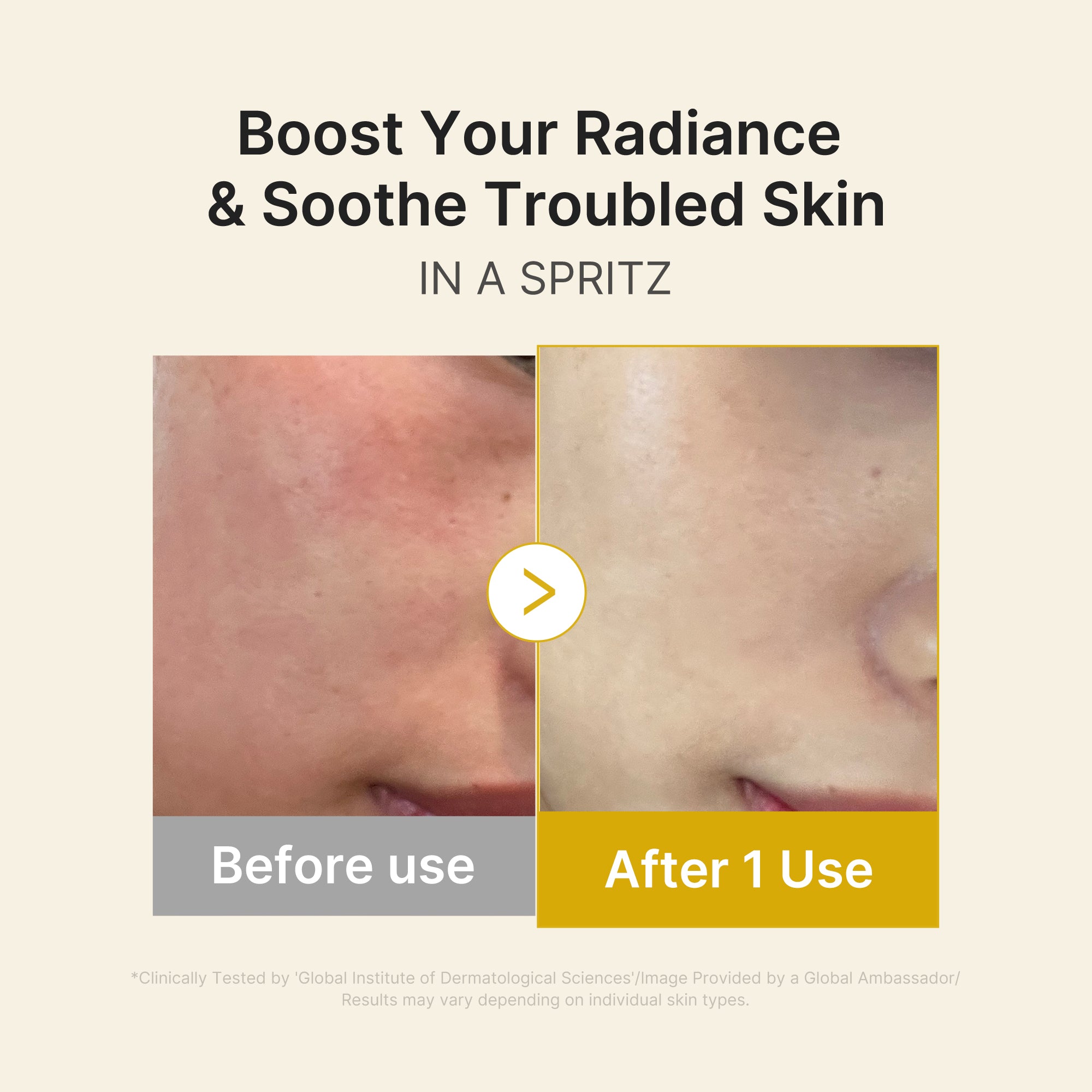 kojic acid turmeric vitamin gold jelly mist serum