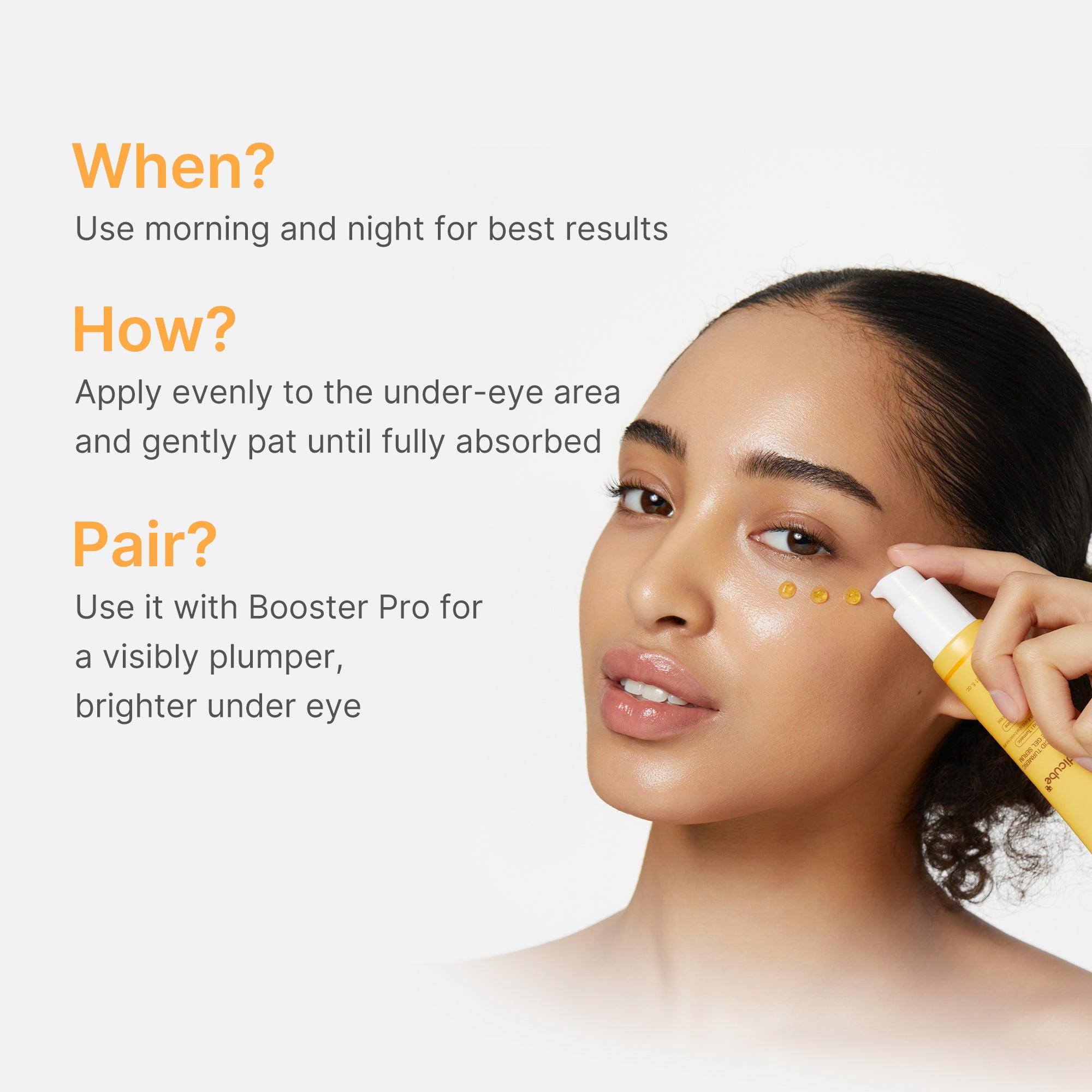 kojic acid tumeric eye gel serum